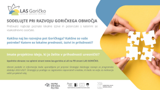 Sodelujte pri razvoju Goričkega območja